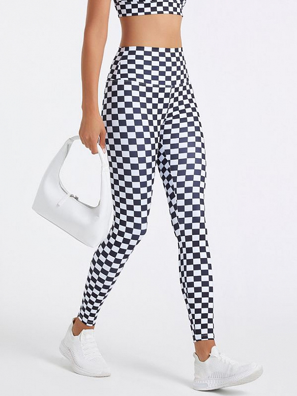 Training karierte Fitnesshose HS703