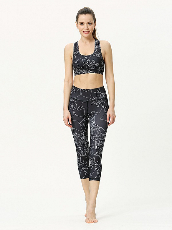 Damen Gedrucktes Yoga-Set Running-Set ST080