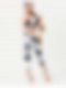 Damen Gedrucktes Yoga-Set Running-Set ST081