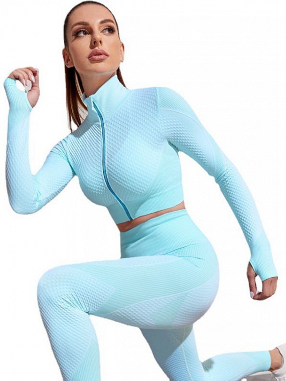 Schnell trocknendes Yoga-Set aus Nylon-Nylon ST239