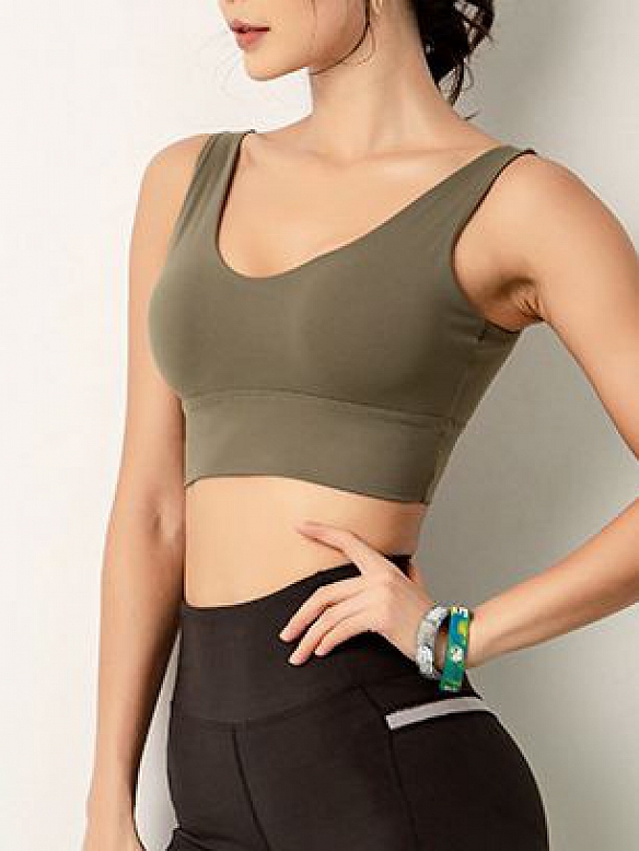 Rückenfreie Yoga Sport BH Bra Top FT031