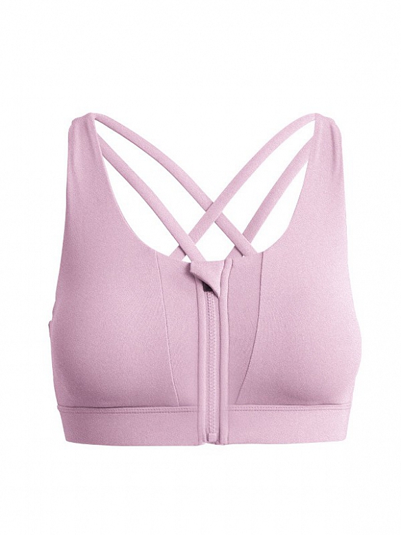 Damen Sport BH mit Reißverschluss Yoga Top FT115