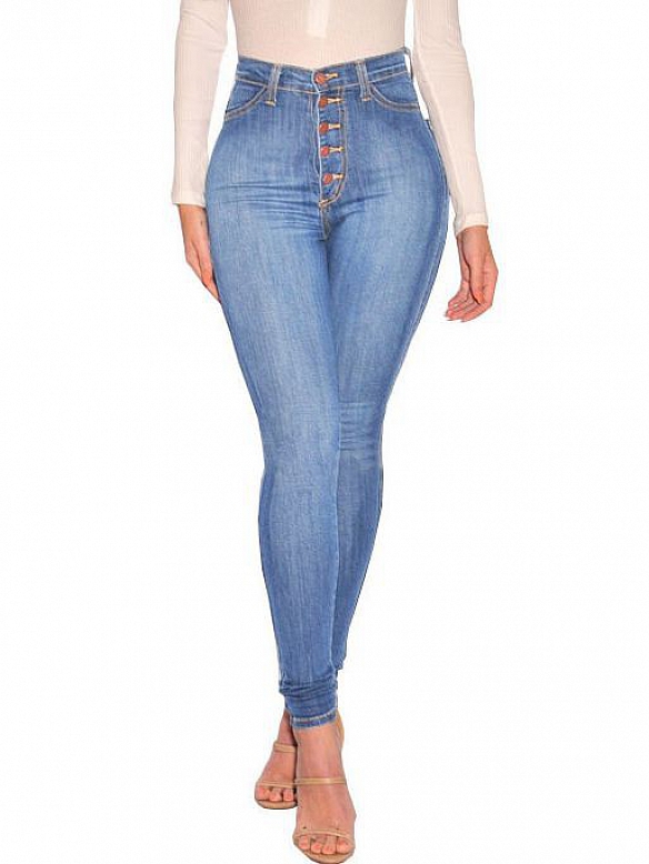 Damen elastische Jeggings HS515