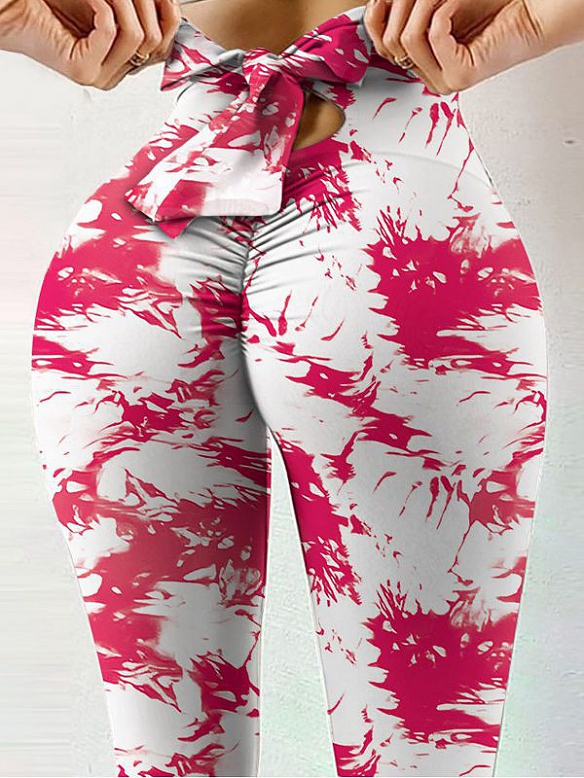 Damen Gemusterte Yogahose HS491