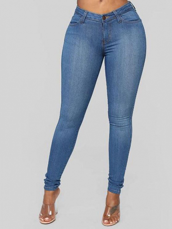 Denim-Bleistift-Chinos für Frauen HS779