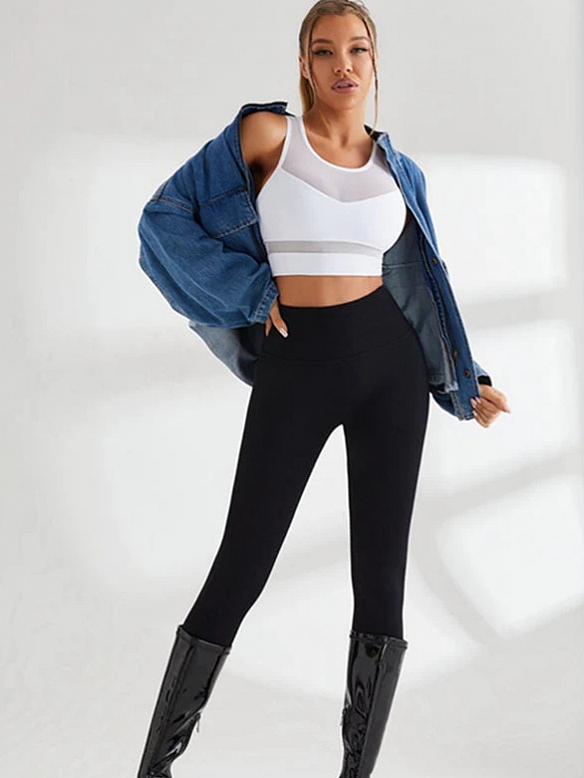 ZASUWA Female Mesh Shockproof Glamorise Sports Bras　FT276