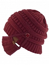 Damen Winter Hat und Mundschutz 2 in 1 Set AS006