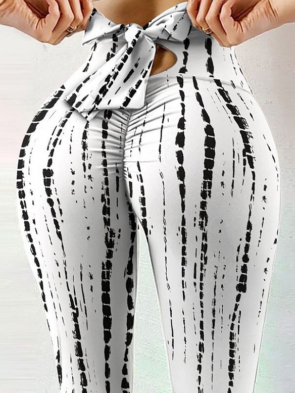 Damen Gemusterte Yogahose HS491