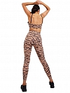 Tiger drucken Yoga tragen Schönheit zurück Set Fitness ST279