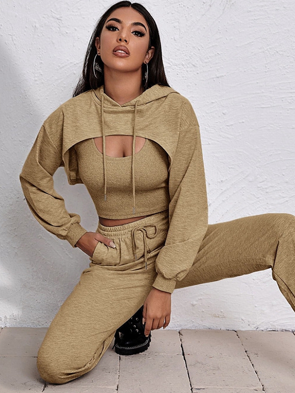 Damen Jogginganzug 3-er Set  ST186