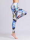 Gemusterte Yogahose Atmungsaktive Leggings HS044