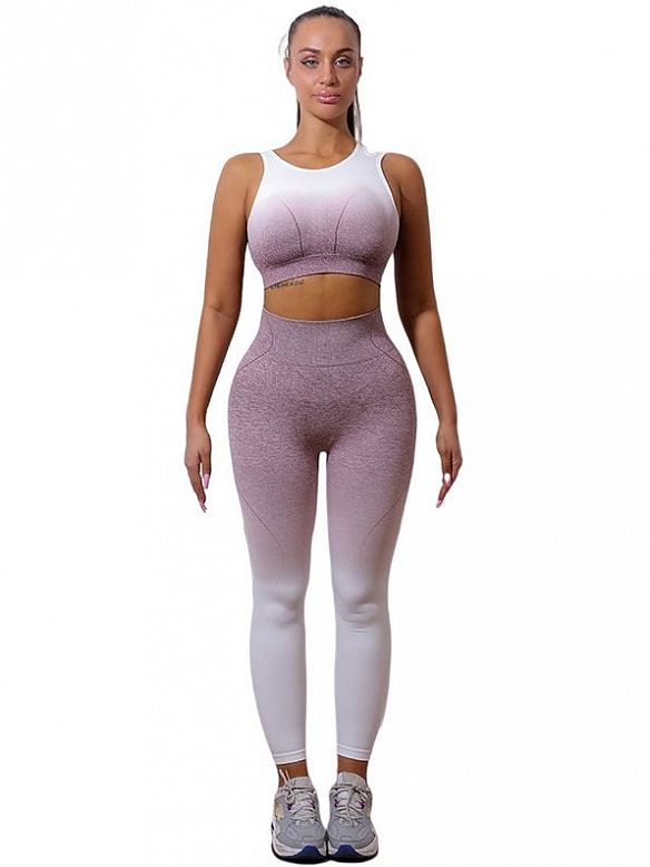 Herbst und Winter neue hängende Farbstoff Gradient Yoga tragen   ST237