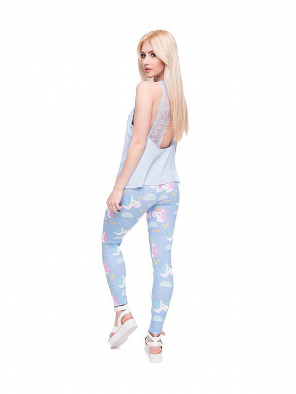 Damen Gemusterte Leggings Sporthose HS289