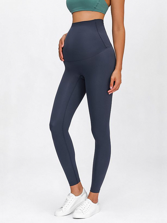 Yogahose Für Schwangere Damen - Faux Denim Jogginghose Weit