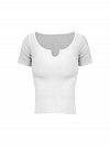 Damen Yoga T-Shirt mit V-Ausschnitt FT149