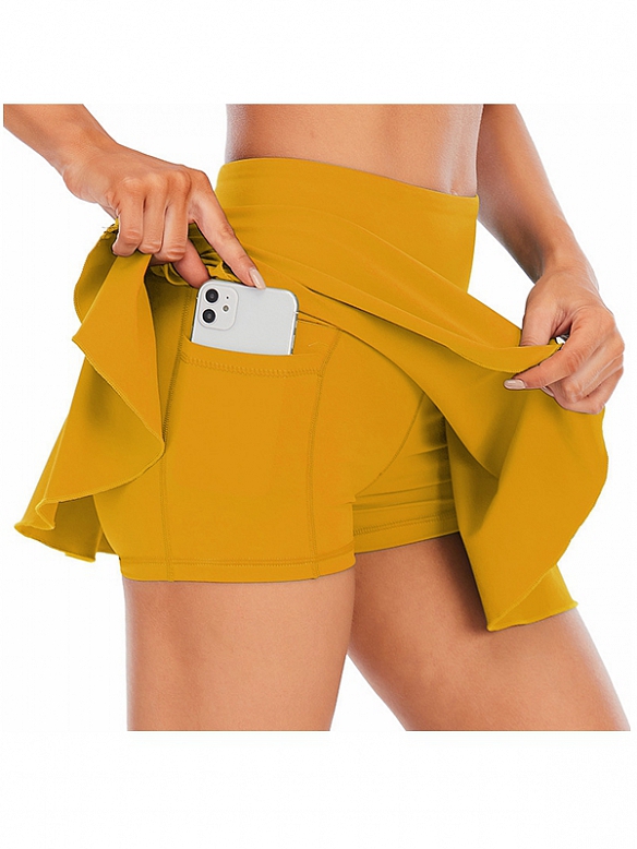 Damen Tennisrock mit Innenhose HS554