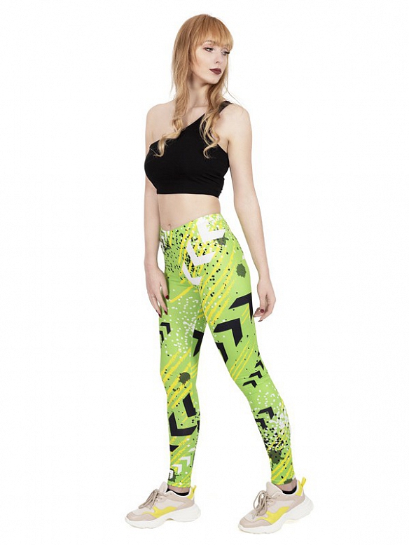 Damen Gedruckte Leggings Sporthose HS281
