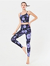Gemustertes Yoga-Set Sportanzug ST030