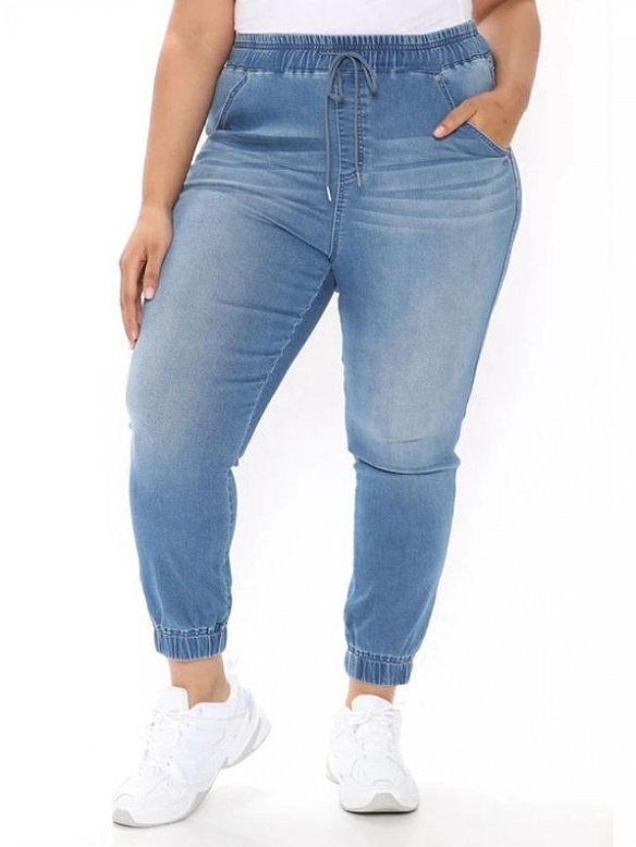 Jeans Leichte Jeans mit hoher Taille HS949