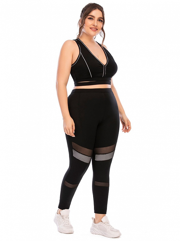 Damen Schwarz Atmungsaktiv Shaping Hip Lift Sweatpants HS667