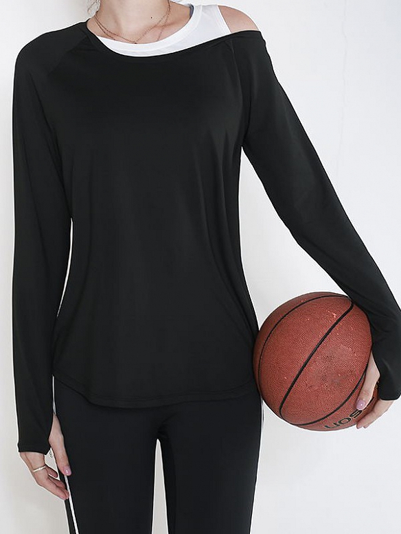 Damen Langärmliges Sport Shirt FT103