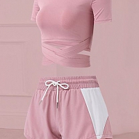 Damen Yoga Kleidung Anzug Set Trainingsanzug ST097 - Home - DonaLoveDE