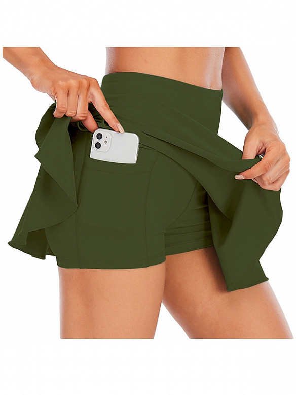 Damen Tennisrock mit Innenhose HS554