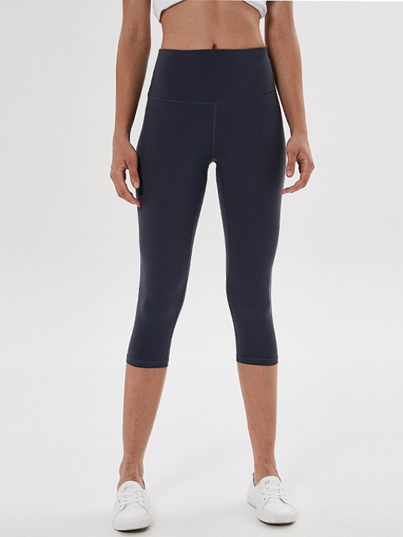Damen 3/4-Sportleggings Yogahose HS180