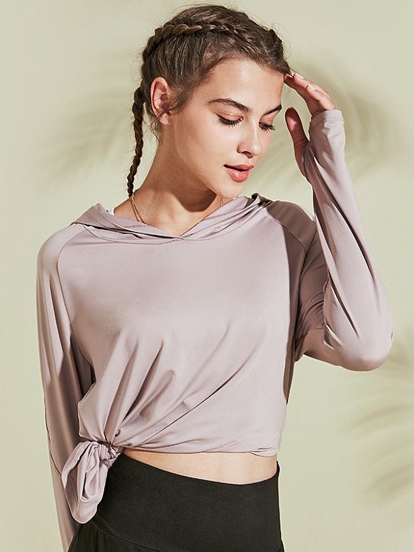 Damen Sport Kapuzenshirt FT089