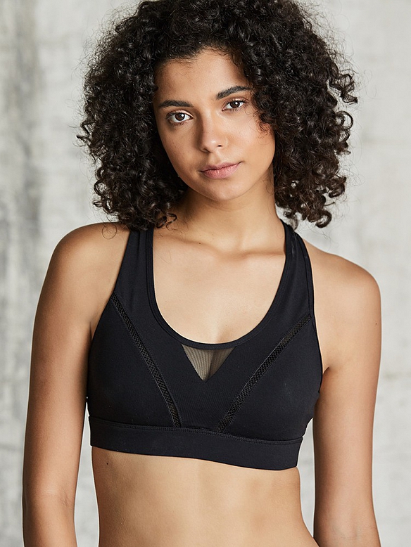 Damen Sport Bustier mit Gepolstert FT099
