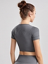 Zip Yoga Kurzarm Top PF009