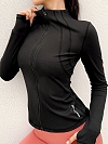 Damen Langarm Sporttop Sportshirt FT176
