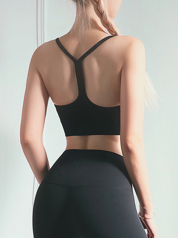 Damen Sport Bra Top Bustier mit Gepolstert FT118