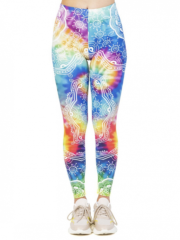 Damen Gemusterte Yogahose Leggings HS275