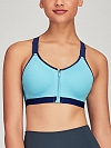 Damen Sport BH Stark Halt mit Reißverschluss FT217