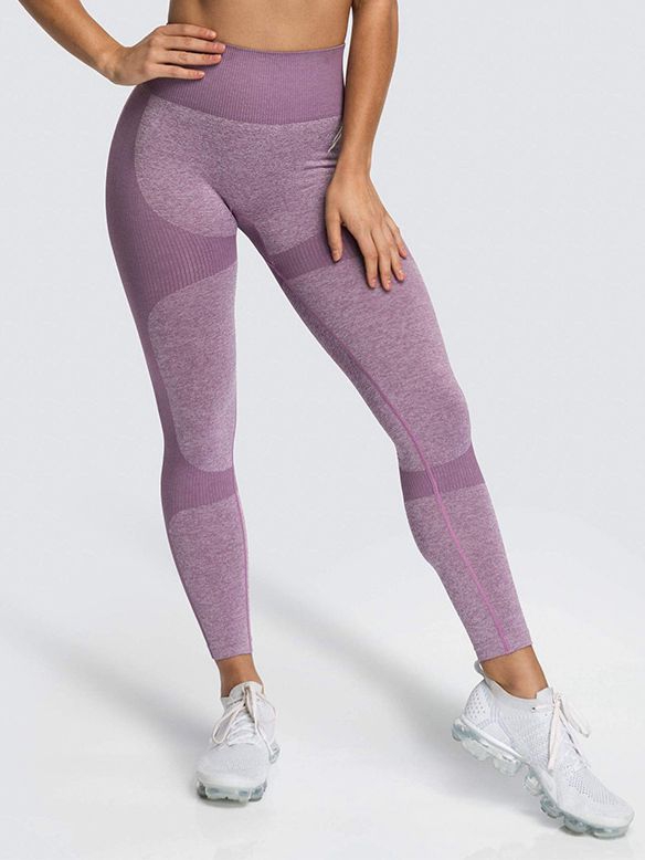 Nahtlose gestrickt Yoga tragen Formung Übung kurze Ärmel Hüfte Heber enge Hose schnell trocken Fitness Kleidung Set   HS680