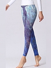 Gemusterte Leggings Yogahose Fitnesshose HS063