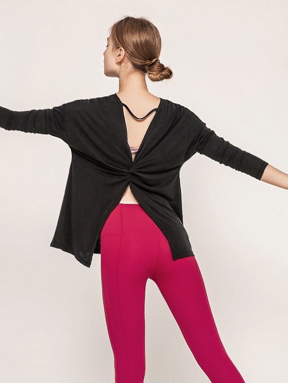 Damen Sport T-shirt Yoga T-Shirt FT003