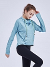 Damen Sporttop Sport Kapuzenshirt FT066