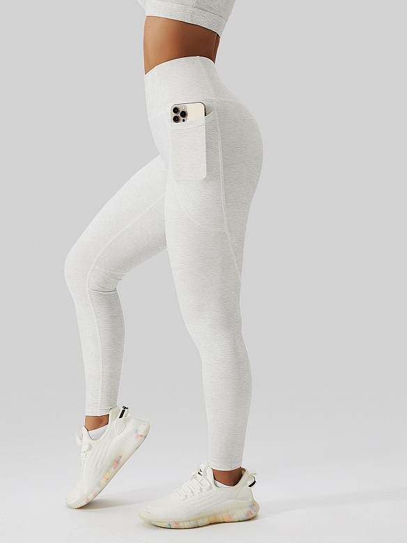 Stretch-Sporthose mit hoher Taille HS845