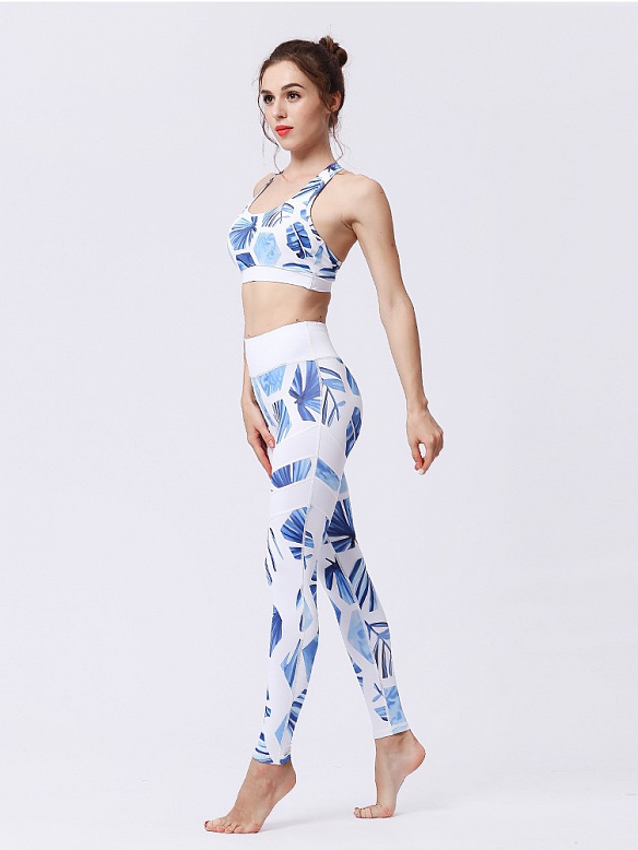 Gemustertes Yoga-Set ST026