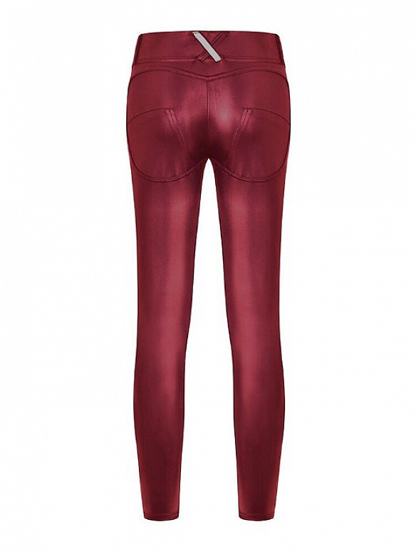 Damen Push Up  PU  Leggings  HS403