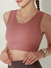 Damen Sport BH Sport Bra Top FT095