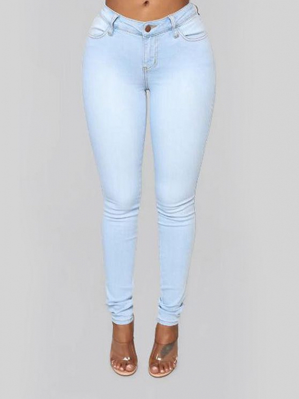 Denim-Bleistift-Chinos für Frauen HS779