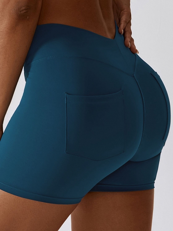 Hohe Taille Crossover Euro Größe Workout Hosen HS907