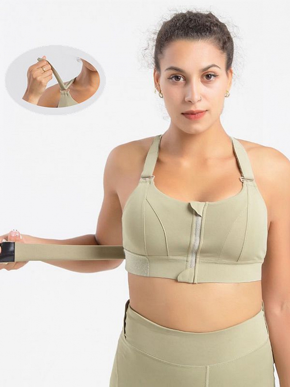 Damen Verstellbar Starker Halt Sport BH PF002