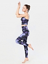 Gemustertes Yoga-Set Sportanzug ST030