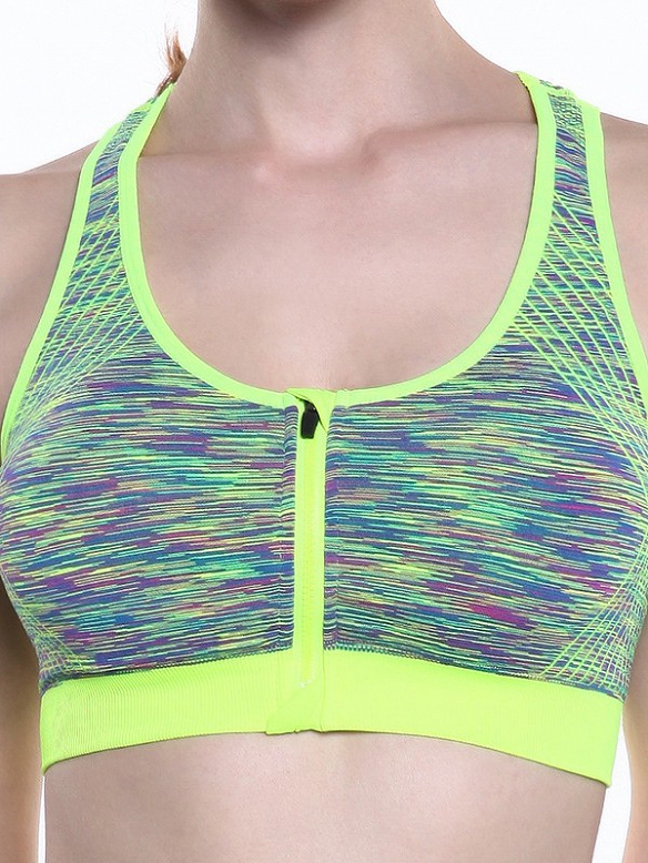 Damen Sport BH mit Reißverschluss FT114