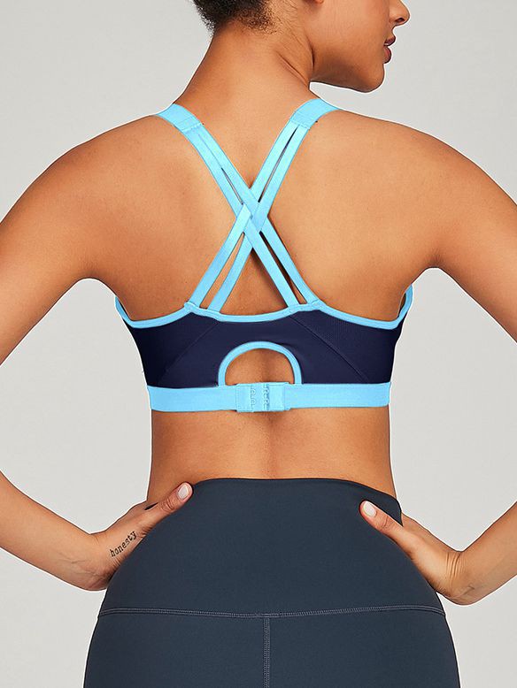 Damen Sport BH Stark Halt mit Reißverschluss FT217