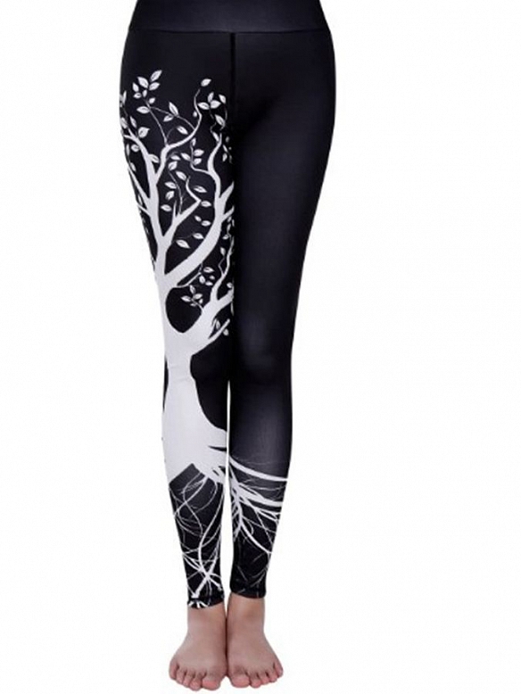 Hochtaillierte, hüftstraffende Yogahose mit wabenförmigem Digitaldruck HS671